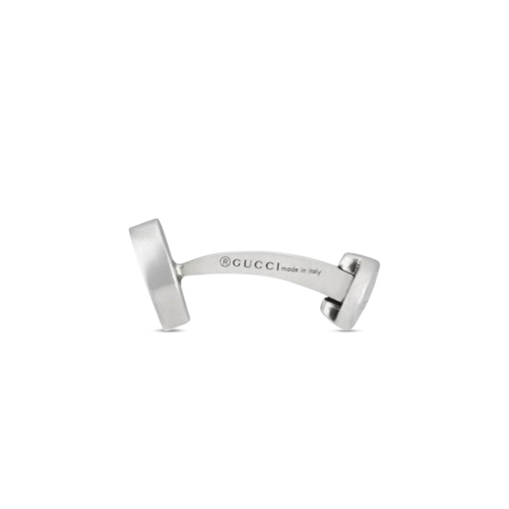New Gucci Sterling Silver Interlocked G Blue Enamel
Double G Logo Cufflinks - Picture 3 of 9